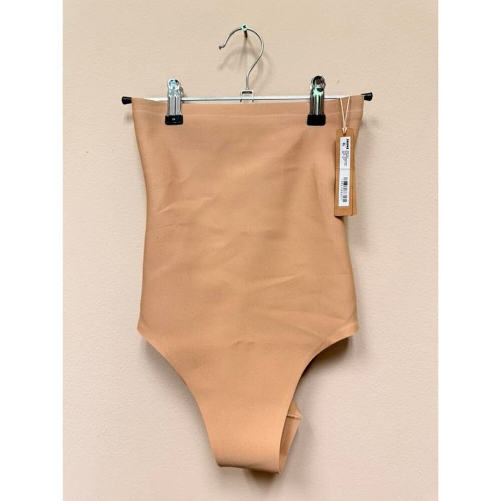 SKIMS High-Waist Shapewear Thong in Nude